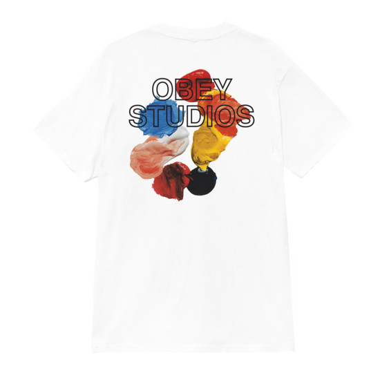 Obey Ανδρική κοντομάνικη μπλούζα Obey Studios Palette Tee Obey Ανδρική κοντομάνικη μπλούζα Obey Studios Palette Tee